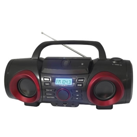 Naxa MP3 CD Boombox with Bluetooth, NPB267 NPB267